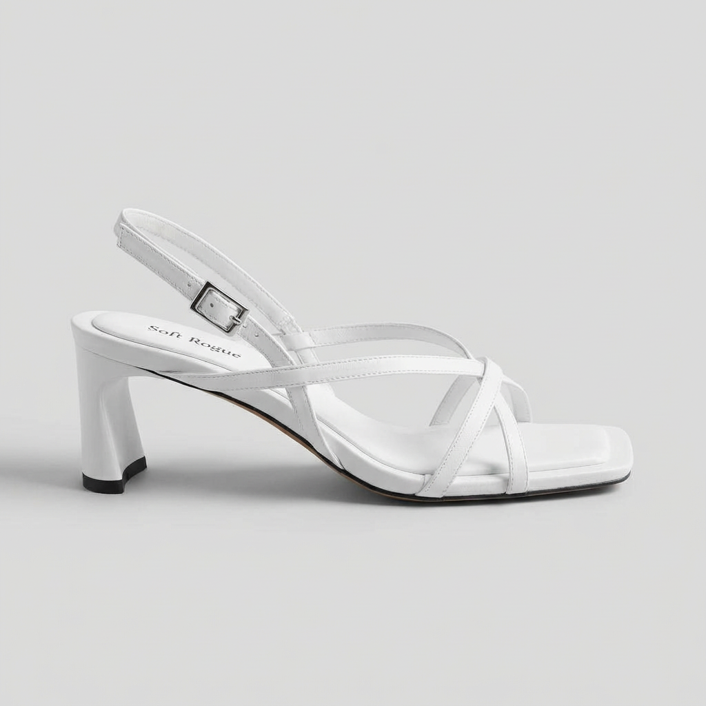 The Élise Heel - White