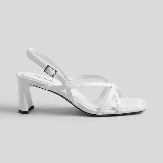 The Élise Heel - White
