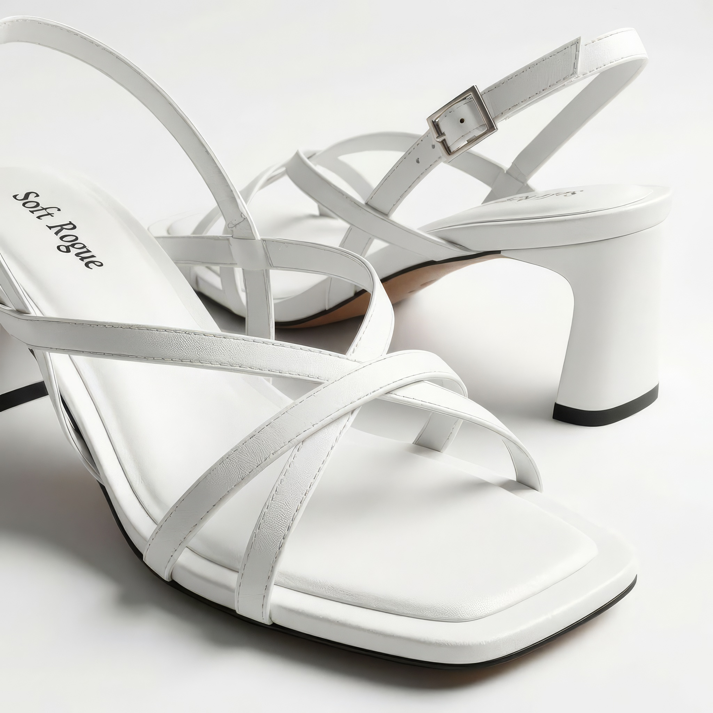 The Élise Heel - White