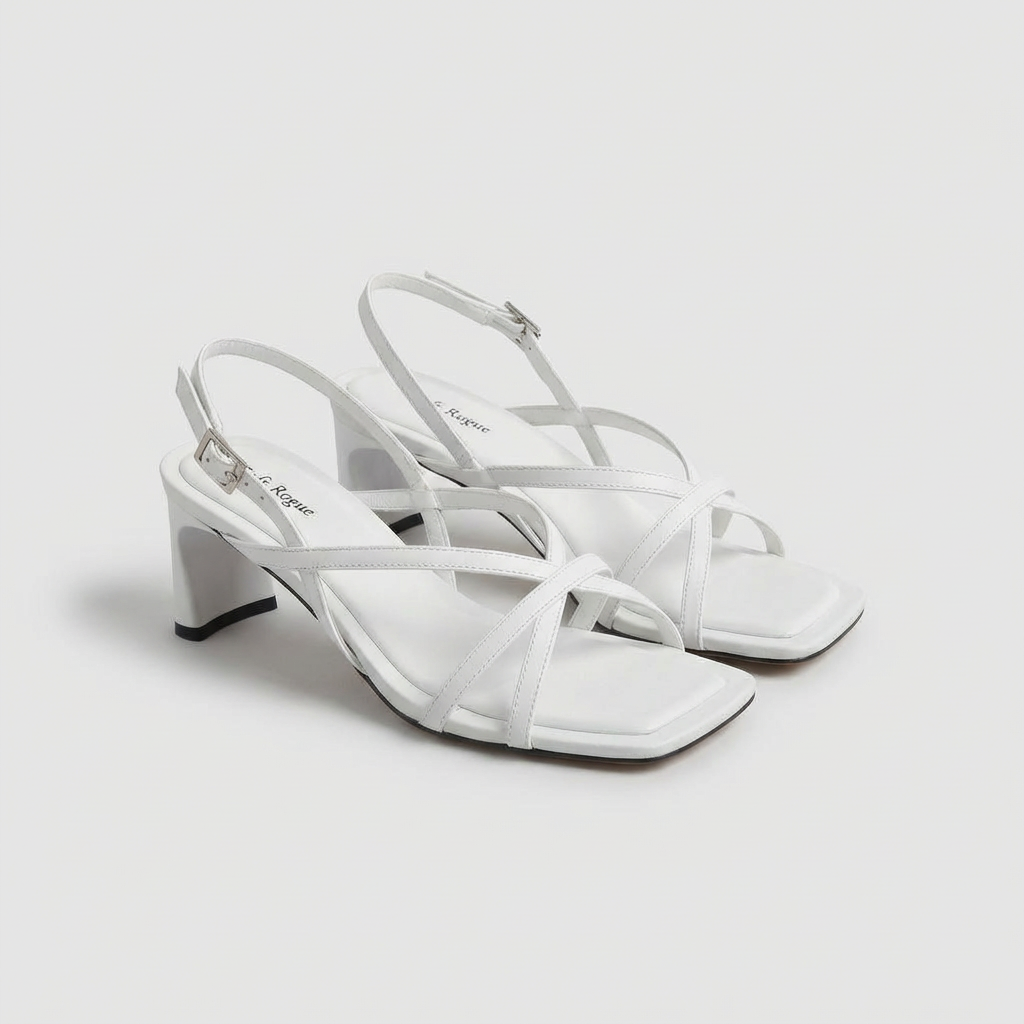 The Élise Heel - White