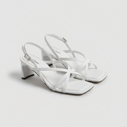 The Élise Heel - White